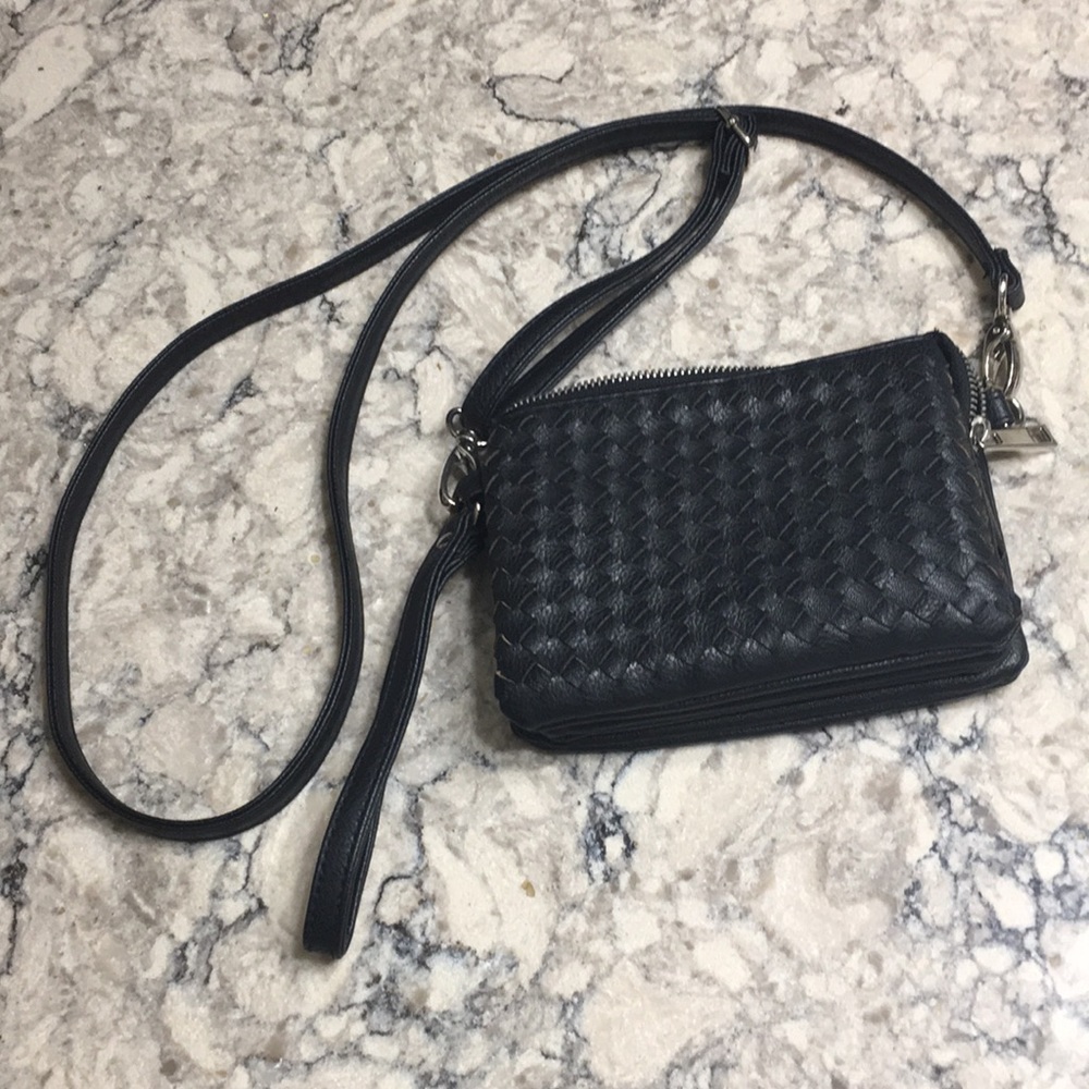 Small black crossbody & clutch purse 👜
